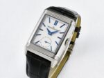 Reverso Tribute Duoface Small Seconds SS MGF Best Edition White Dial on Black Leather Strap A854A - Image 3