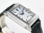 Reverso Tribute Duoface Small Seconds SS MGF Best Edition White Dial on Black Leather Strap A854A - Image 7