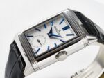 Reverso Tribute Duoface Small Seconds SS MGF Best Edition White Dial on Black Leather Strap A854A - Image 8