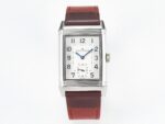 Reverso Classic Duoface Small Seconds SS MGF Best Edition White Guilloché Dial on Red Leather Strap A854A