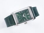 Reverso Classic Duoface Small Seconds SS MGF Best Edition White Textured Dial on Black Leather Strap A854A - Image 4