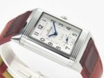 Reverso Classic Duoface Small Seconds SS MGF Best Edition White Guilloché Dial on Red Leather Strap A854A - Image 6
