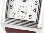 Reverso Classic Duoface Small Seconds SS MGF Best Edition White Guilloché Dial on Red Leather Strap A854A - Image 19