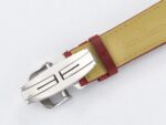 Reverso Classic Duoface Small Seconds SS MGF Best Edition White Guilloché Dial on Red Leather Strap A854A - Image 16