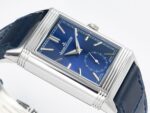 Reverso Tribute Duoface Small Seconds SS MGF Best Edition Blue Dial on Blue Leather Strap A854A - Image 15