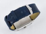 Reverso Tribute Duoface Small Seconds SS MGF Best Edition Blue Dial on Blue Leather Strap A854A - Image 7