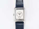 Reverso Tribute Duoface Small Seconds SS MGF Best Edition Blue Dial on Blue Leather Strap A854A - Image 23