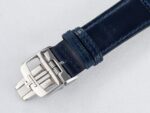 Reverso Tribute Duoface Small Seconds SS MGF Best Edition Blue Dial on Blue Leather Strap A854A - Image 4