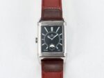 Reverso Classic Duoface Small Seconds SS MGF Best Edition White Guilloché Dial on Red Leather Strap A854A - Image 17