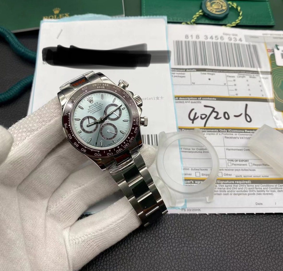 IMG_4661 Replica Rolex Daytona Blue Super Clone