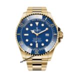 2024 Réplica Rolex Deepsea Oro Amarillo con Esfera Azul
