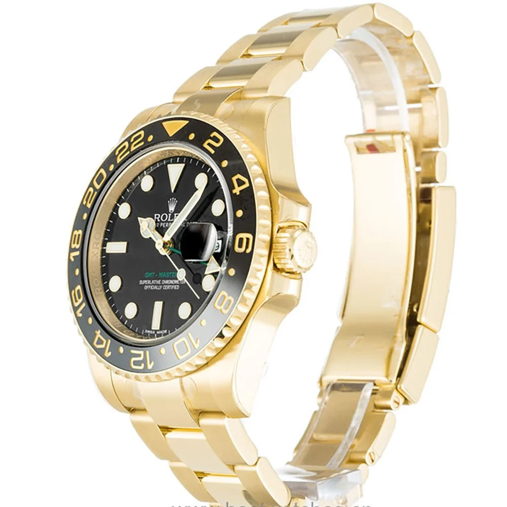 Replica Rolex GMT-Master II Black Dial 116718