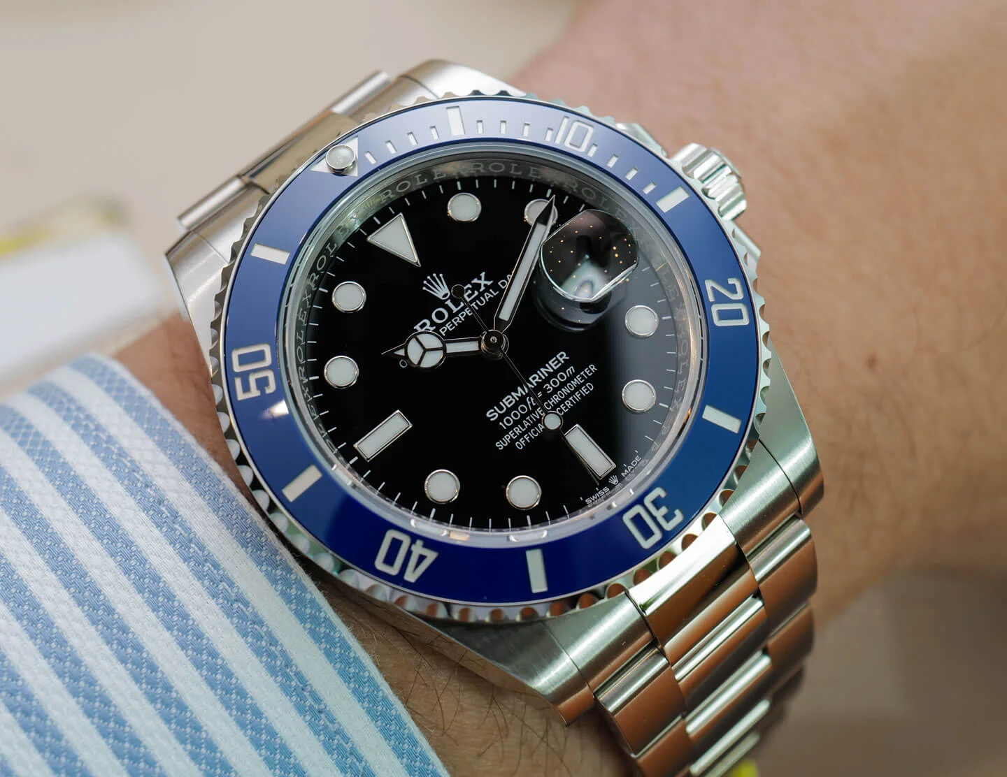 Rolex-Submariner-126619LB-watch-7 Replica Rolex Submariner “Cookie Monster” Black Dial 126619LB Superclone