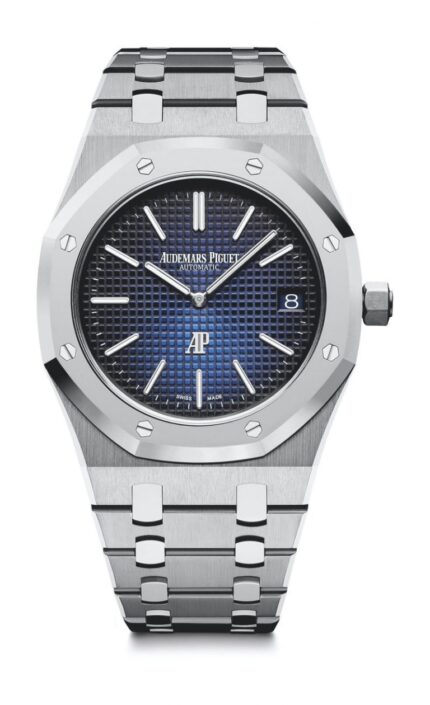 Replica Audemars Piguet Royal Oak Jumbo Extra-Thin Blue