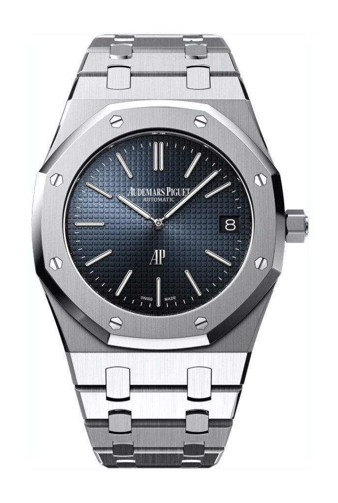 Royal-Oak-Jumbo-Extra-Thin-15202ST.OO_.1240ST.01-688×1024 Replica Audemars Piguet Royal Oak Jumbo Extra-Thin Blue 15202ST.OO.1240ST.01 - Image 1