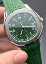 Top Réplica suiza Patek Philippe Aquanaut Correa verde