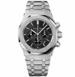 Best Swiss Clone Replica Audemars Piguet Royal Oak - Silver/Black Chronograph