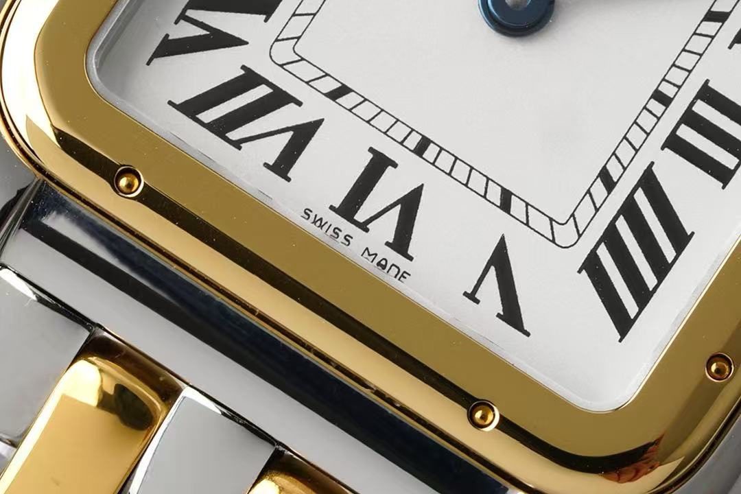 b9c17ed6ffc8e4bf54611be02f35f2c5 Replica Cartier Panthère de Cartier Women Quartz White 18ct Yellow Gold Watch W2PN0006 - Image 5