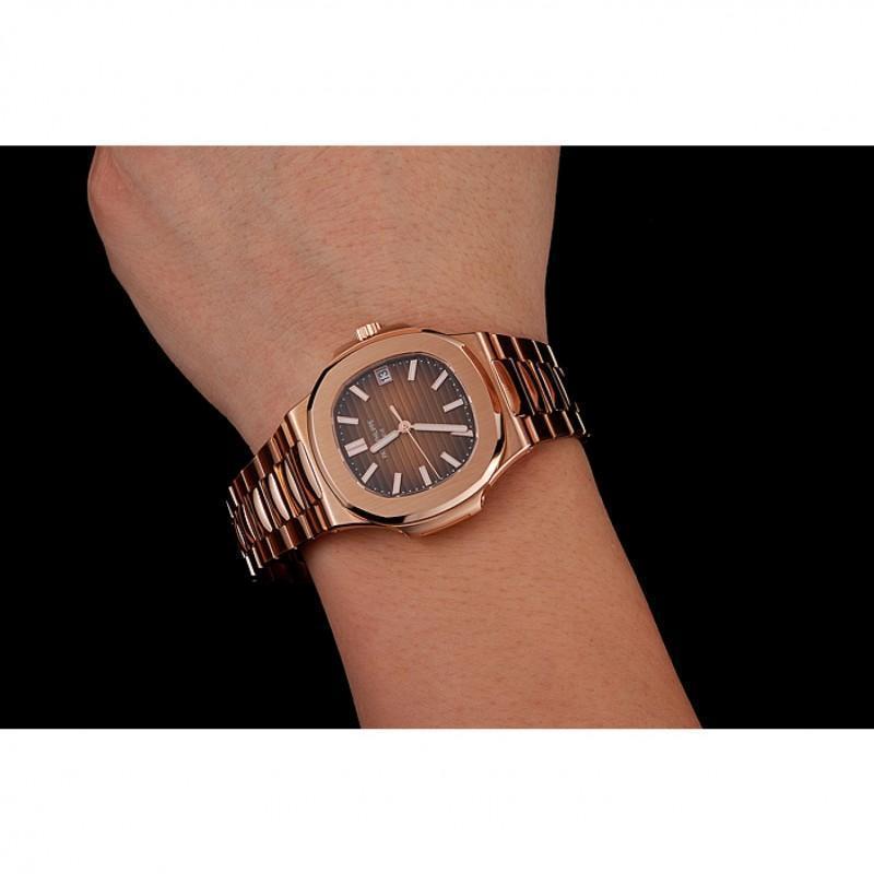 Super Clone Replica Patek Philippe Nautilus - Rose Gold Super Clone Replica Patek Philippe Nautilus - Rose Gold