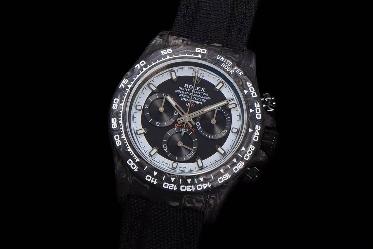 Replica DiW Rolex Cosmograph Daytona Speedster White Carbon