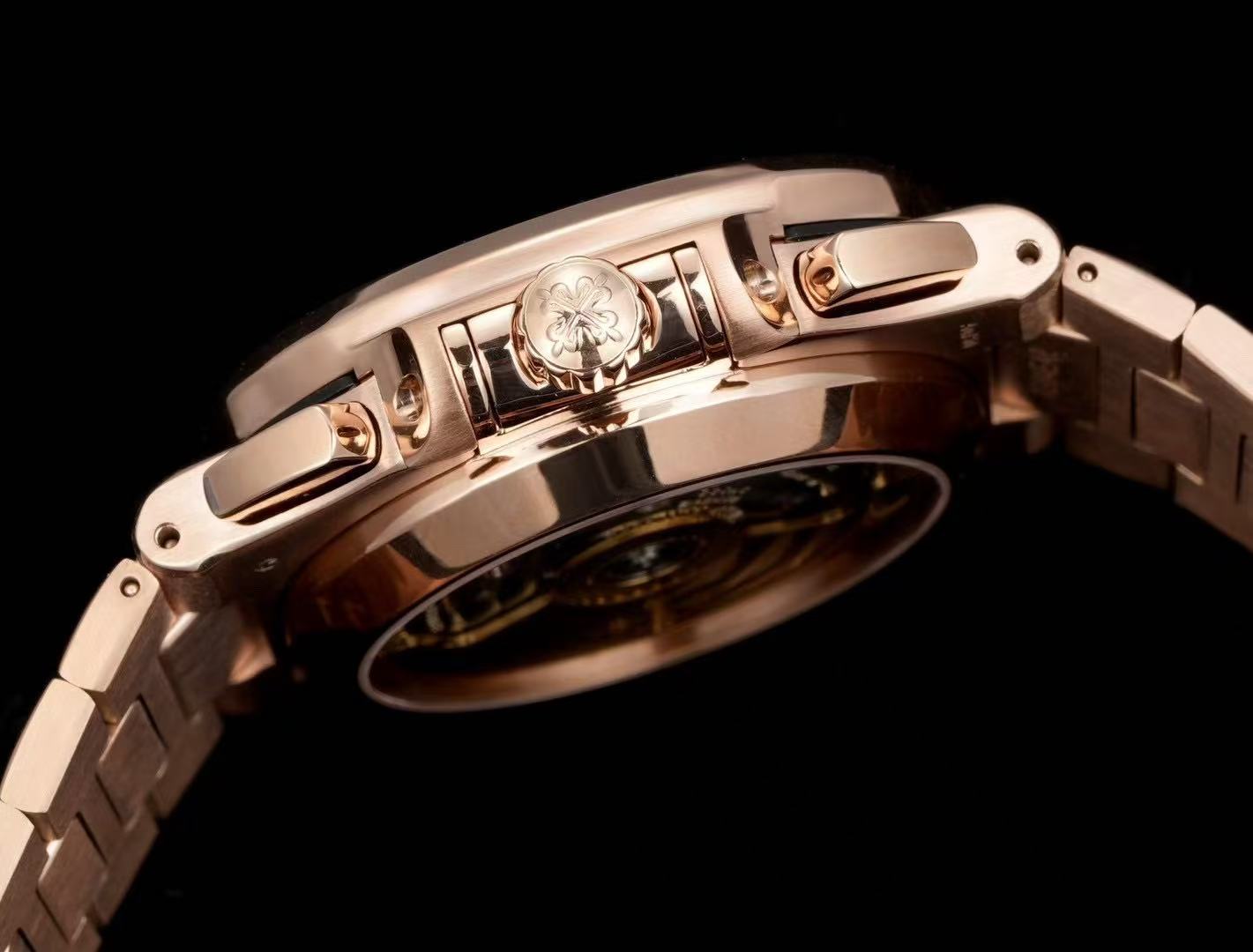 Super Swiss Clone Patek Philippe Nautilus 5980 Rose Gold Super Swiss Clone Patek Philippe Nautilus 5980 Rose Gold