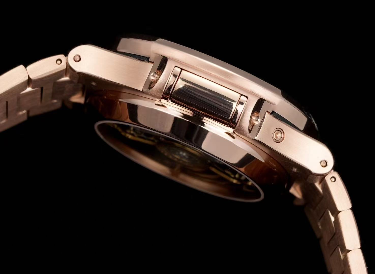 Super Swiss Clone Patek Philippe Nautilus 5980 Rose Gold Super Swiss Clone Patek Philippe Nautilus 5980 Rose Gold