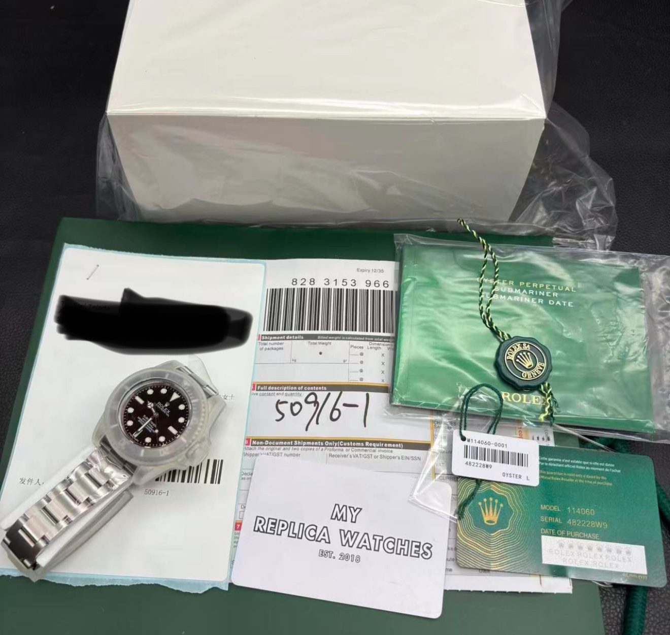 img_0968 Rolex Submariner Silver Black Replica Swiss Clone - Image 12