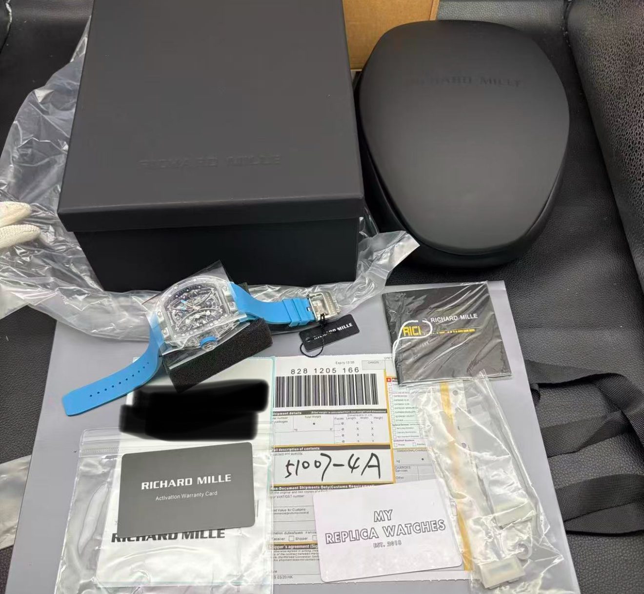 img_3021 Richard Mille Swiss Made Clone RM 53-02 Real Sapphire Edition - Image 2