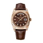 Replica Rolex Day-Date 118135 V5 Brown Dial