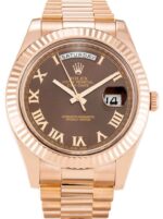 Replica Rolex Day-Date II Chocolate Dial 218235 40mm