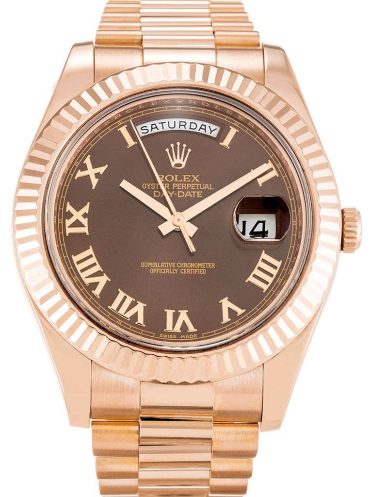 Replica Rolex Day-Date II Chocolate Dial 218235 40mm