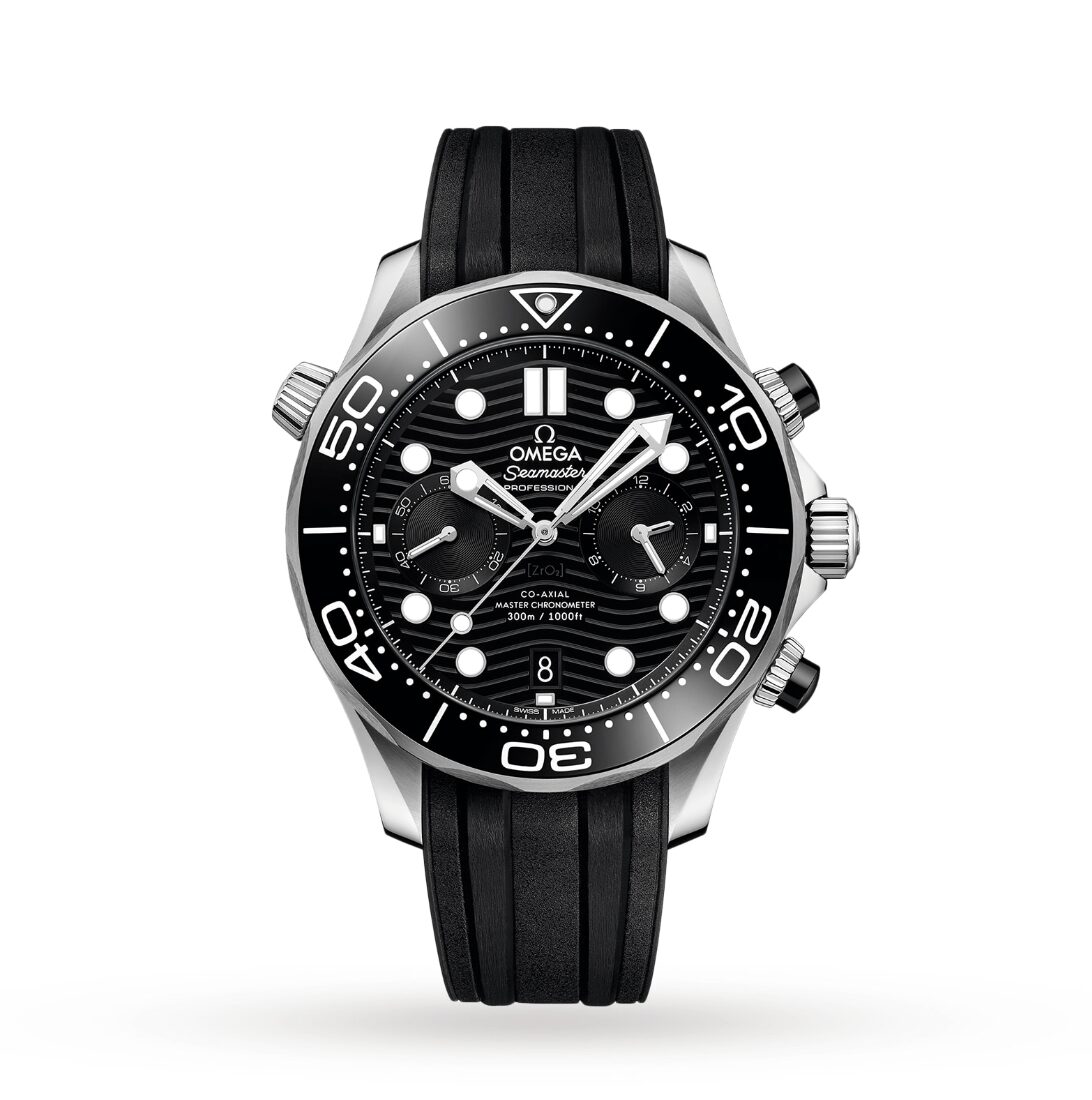 Réplica Clon Omega Diver Master Cronógrafo Negro