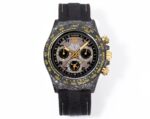 DIW Rolex Daytona Super Clone – Carbon Fiber & Gold Detailing