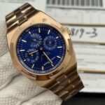 Replica vacheron constantin Overseas perpetual calendar ultra-thin 41.5 mm 18K 5N pink gold - Image 3