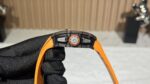 Replica Richard Mille RM 11-03 McLaren Carbon Fiber Skeleton Chronograph Orange Rubber Strap