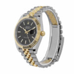 Replica Rolex Datejust 126333 Yellow Gold & Steel Black Dial Jubilee - Image 2