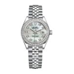 Replica Rolex Datejust 279384RBR White Gold Mother Pearl Dial Jubilee