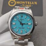 Top Clone Rolex Oyster Perpetual 41 MM Turquoise tiffany Blue Dial Replica
