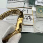 Super Clone Rolex Daytona Gold with Blue Dial 116528 Replica - Image 9