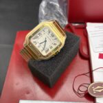 Clone Replica Cartier Santos W2SA0009 Gold Watch - Image 8