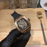 Replica Richard Mille 19-01 Red Gold Black Strap - Image 6