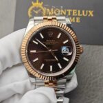 Rolex Datejust 126331 Everose Gold Automatic Chocolate Dial Jubilee Replica - Image 2