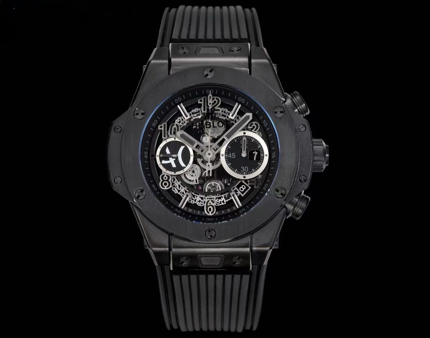 1c0c5099d8eadef3c64fa7400a28c534-1.jpeg All Black Watch Replica - Image 1