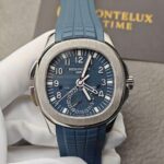 Replica Clone Denim Blue Patek Philippe Aquanaut 2024 Model