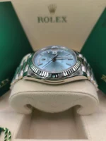Superclone Rolex Day-Date Ice blue Dial 228236 40 mm - Image 5