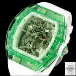 Replica RM 56-01 Tourbillon Green Transparent Case - Image 3