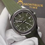 Top Swiss Replica Patek Philippe Aquanaut Green Strap