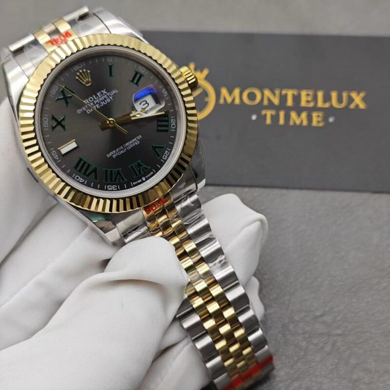 Replica Rolex Datejust Rhodium Dial 126333 “Wimbledon” Fluted Jubilee 41mm Superclone