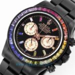 Rolex Daytona Black DLC Diamond Watch - Image 4