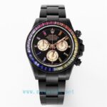 Rolex Daytona Black DLC Diamond Watch - Image 2